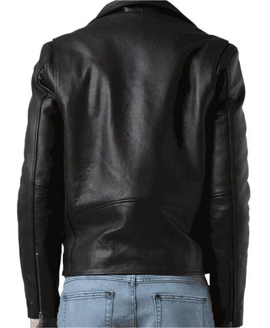 G-EasyBlackBikerRealLeatherJacket_2