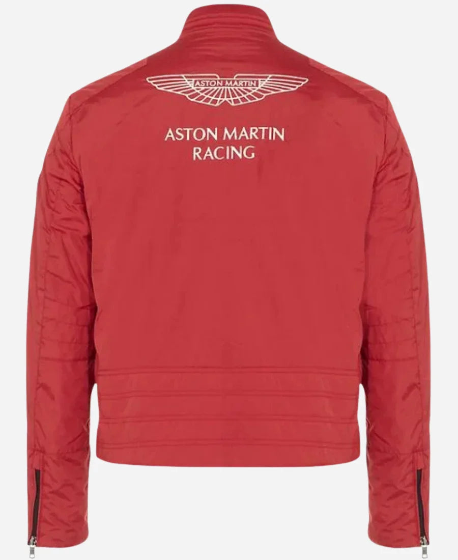 GB Hacket Astin Martin F1 Racing Red Jacket