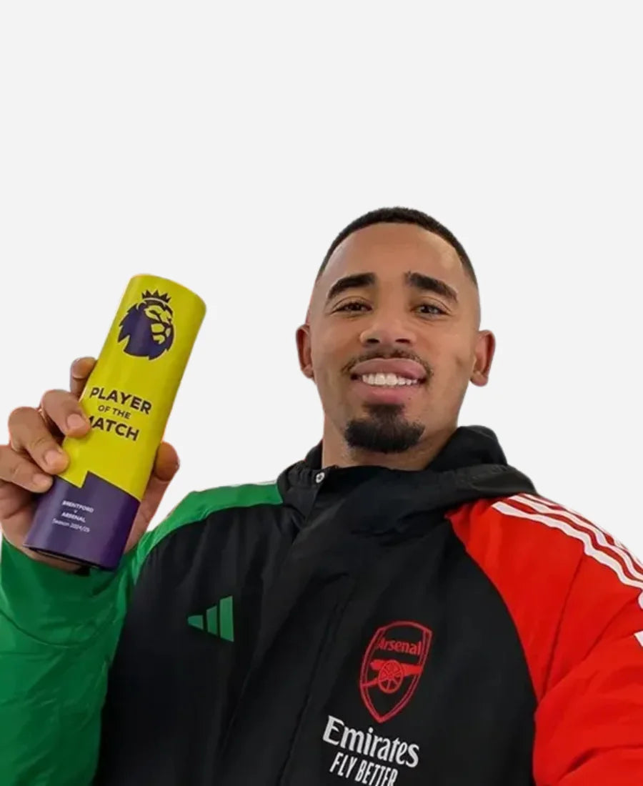 Gabriel Jesus Arsenal Addids Puffer Jacket