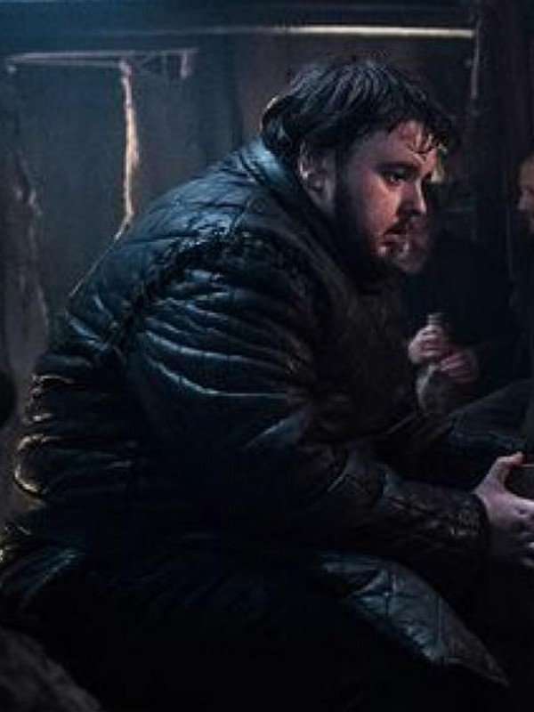 John Bradley Game of Thrones Quilted Leather Jacket