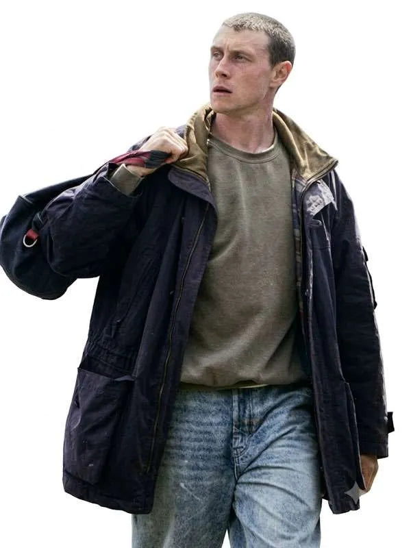Rose of Nevada 2026 George MacKay Blue Cotton Jacket
