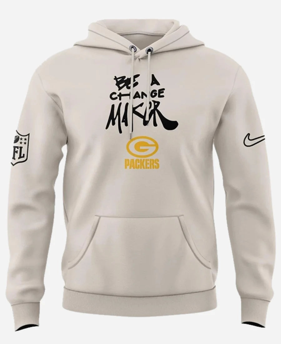 Be A Change Maker Matt LaFleur Packers Hoodie