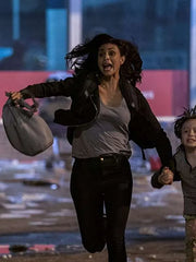 Morena Baccarin Greenland Migration 2025 Black Jacket