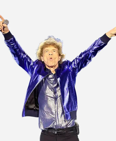 Mick Jagger Hackney Diamonds Tour Bomber Jacket