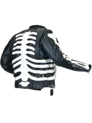 skeleton Hallowen Leather Jacket