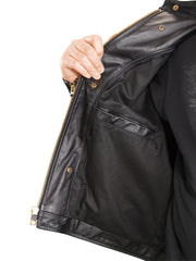 skeleton Hallowen Leather Jacket
