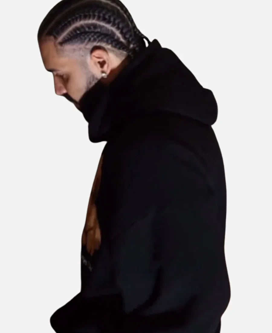 Hard Feelings Harder Dick Black Hoodie