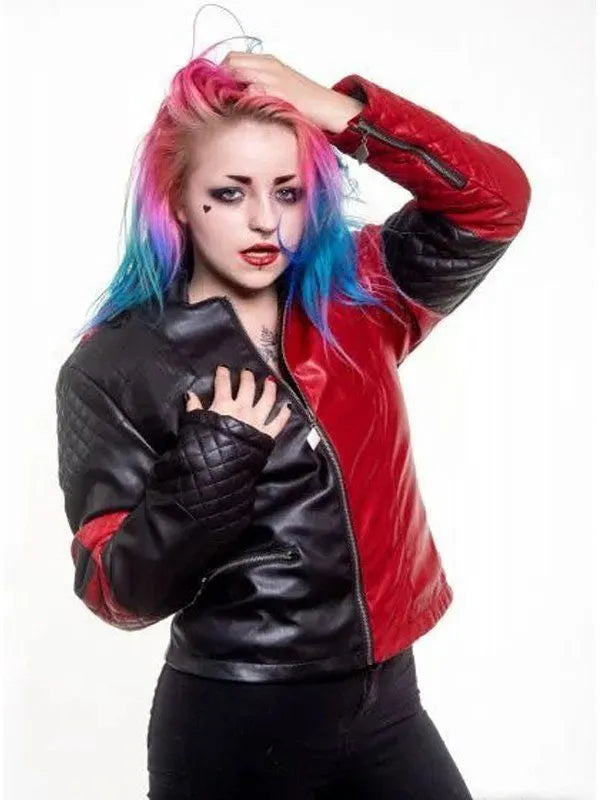 Harley Quinn Live Fast Die Clown Halloween Jacket