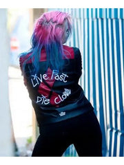 Harley Quinn Live Fast Die Clown Halloween Jacket