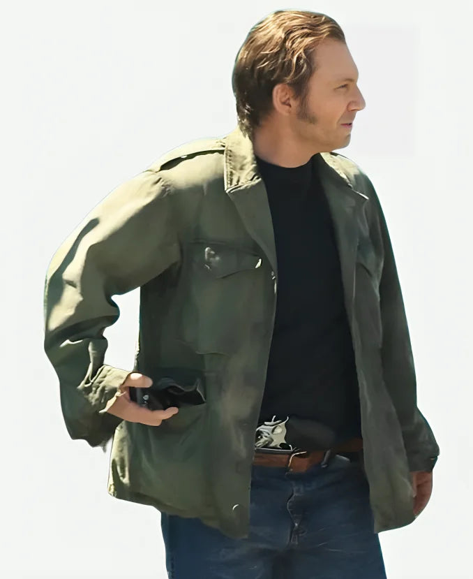 Christian Slater Dexter Original Sin 2024 Green Jacket