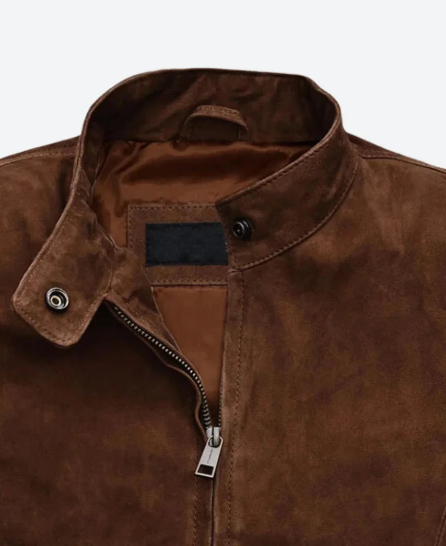Mission Impossible Hayley Atwell Suede Leather Jacket