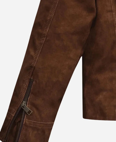 Mission Impossible Hayley Atwell Suede Leather Jacket
