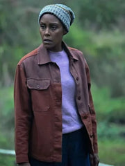Hijack 2026 Christine Adams Brown Cotton Jacket