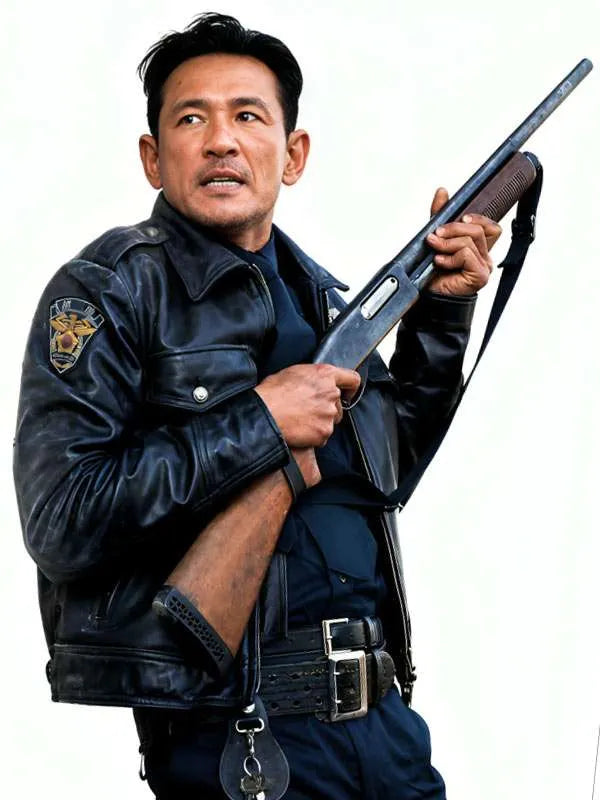 Hope 2026 Hwang Jung-min Black Leather Jacket