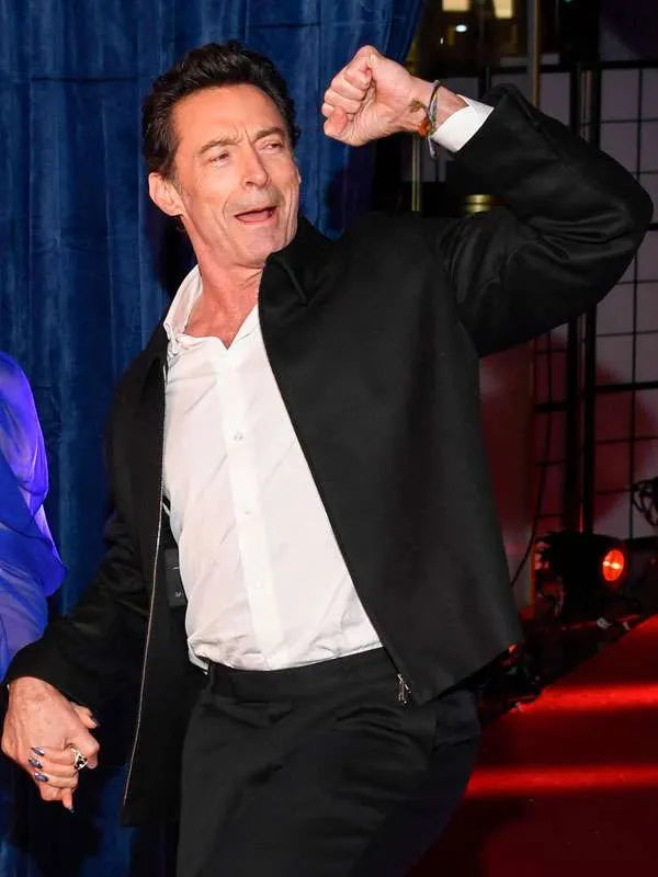 Hugh Jackman Song Sung Blue 2025 Black Jacket
