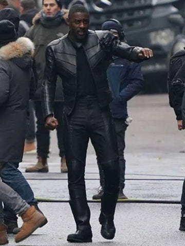 Idris Elba leather jacket

