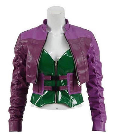 Injustice 2 Harley Quinn Purple Jacket