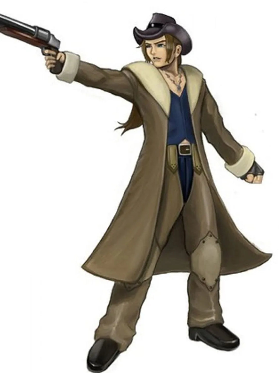 Irvine Kinneas Final Fantasy 8 Cosplay VIII Brown Coat