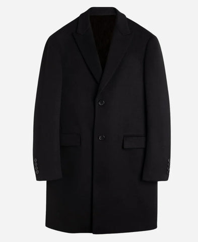 It Ends with Us Justin Baldoni Mid-Length Black Coat