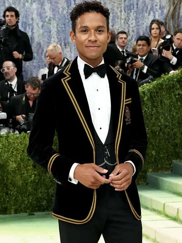 Jaafar Jackson 2026 Met Gala Black Blazer

