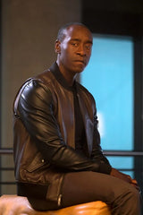 James Rhodes War Machine Leather Jacket