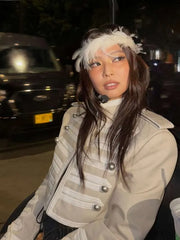Jennie Lollapalooza Music Festival 2026 Military Jacket