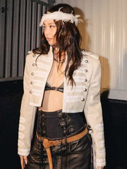Jennie Lollapalooza Music Festival 2026 Military Jacket