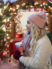 Jessy Schram A Nashville Christmas Carol Vivian Sherpa Jacket