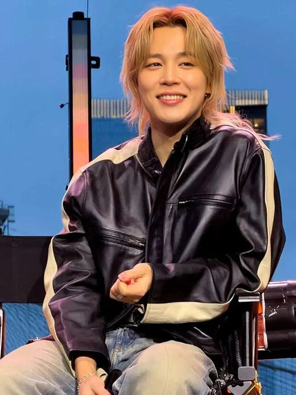 Jimin Event 2026 Leather Jacket
