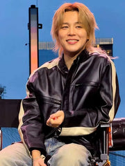 Jimin Event 2026 Leather Jacket
