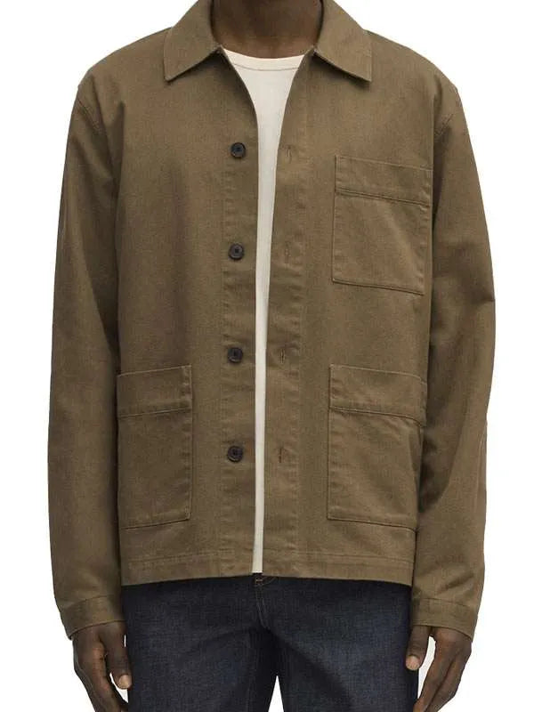 Man on Fire 2026 John Creasy Brown Jacket