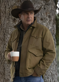 John Dutton Brown Cotton Jacket