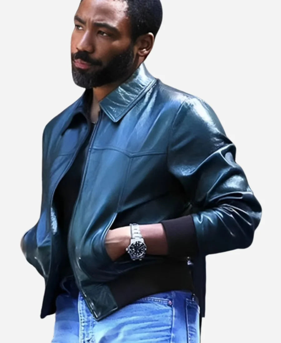 Mr. & Mrs. Smith Donald Glover Leather Jacket