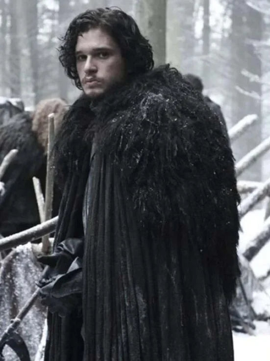 Game Of Thrones Jon Snow Cloak Cape Costume