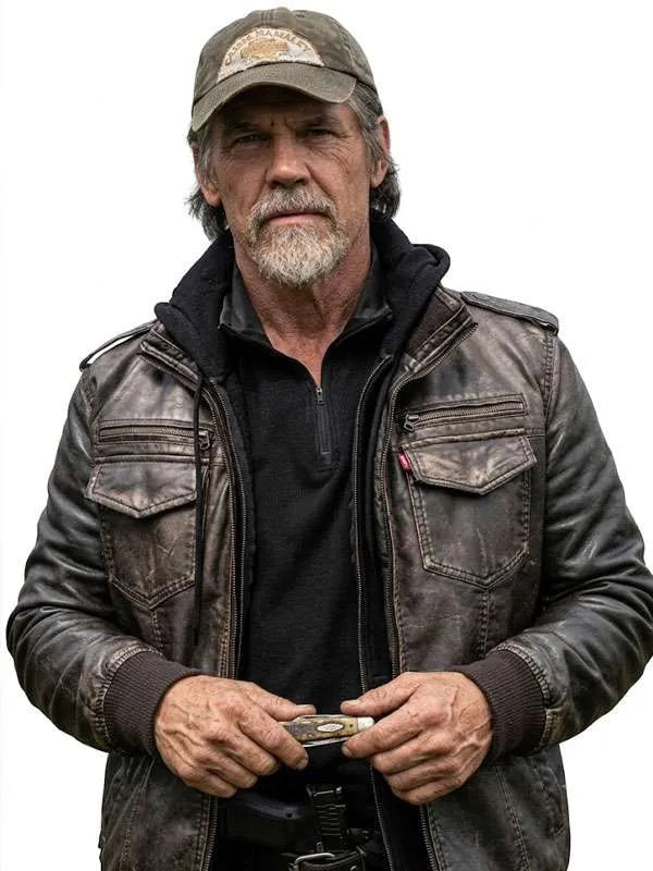 The Dog Stars 2026 Josh Brolin Leather Jacket