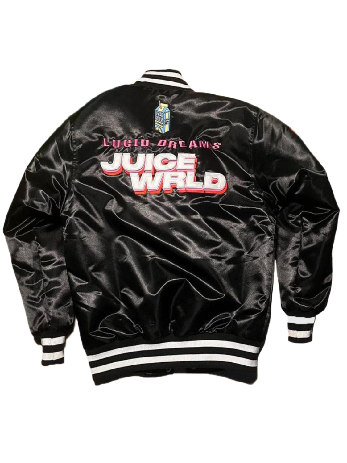 Juice WRLD Jacket – Black Streetwear Bomber with 999 Logo & Urban Fit