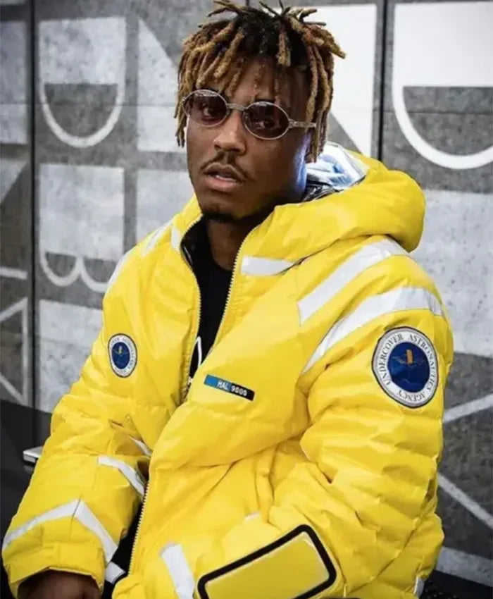 Juice WRLD Yellow Puffer Jacket
