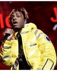 Juice WRLD Yellow Puffer Jacket