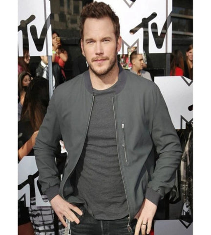 JurassicWorldChrisPrattBomberLeatherJacket_2