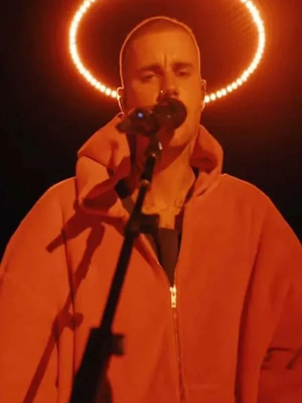 Coachella 2026 Justin Bieber Pink Hoodie