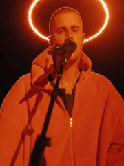 Coachella 2026 Justin Bieber Pink Hoodie