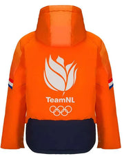 Jutta Leerdam Olympic 2026 Orange Puffer Jacket
