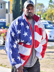 Kanye West American Flag Bomber Jacket