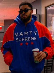 Karl-Anthony Towns Marty Supreme Blue Jacket
