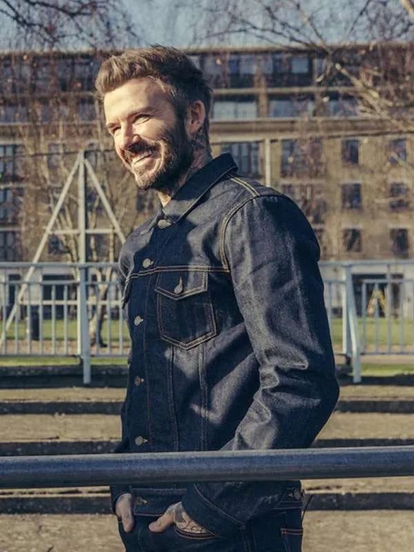 David Beckham Jeans Jacket | Denim Jeans Jacket