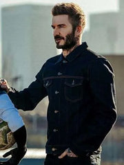 David Beckham Save Our Squad Denim Jacket