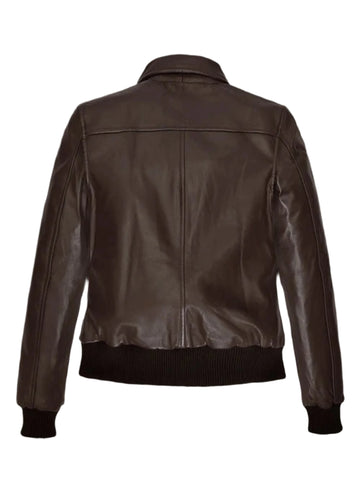 KendallJennerBrownBomberRealLeatherJacket_4