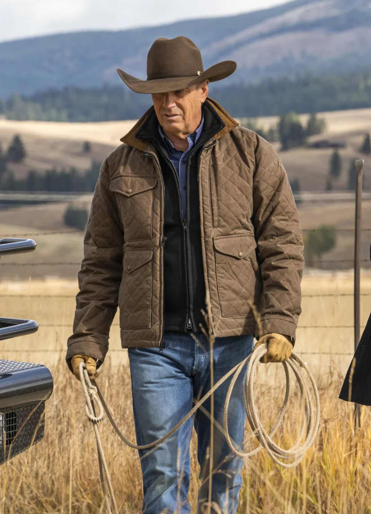 John Dutton Yellowstone Jacket | Kevin Costner Quilted Jacket