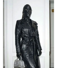 Kim Kardashian Met Gala Halloween Leather Costume
