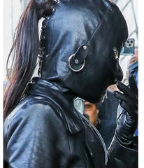 Kim Kardashian Met Gala Halloween Leather Costume
